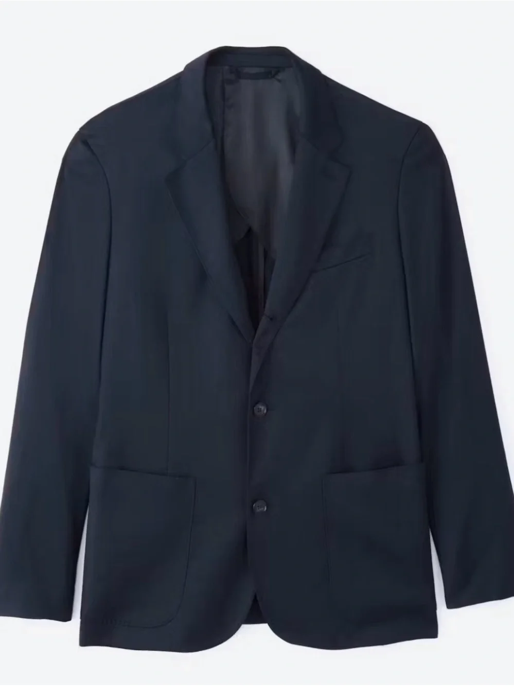 Huckberry Wills - Rosedale Linen Classic Patch Pocket Suit Jacket in Navy